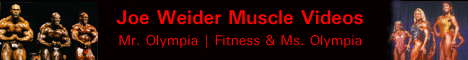 IFBB Mr. Olympia, Ms. Olympia, Fitness Olympia and Masters Olympia Video Tapes